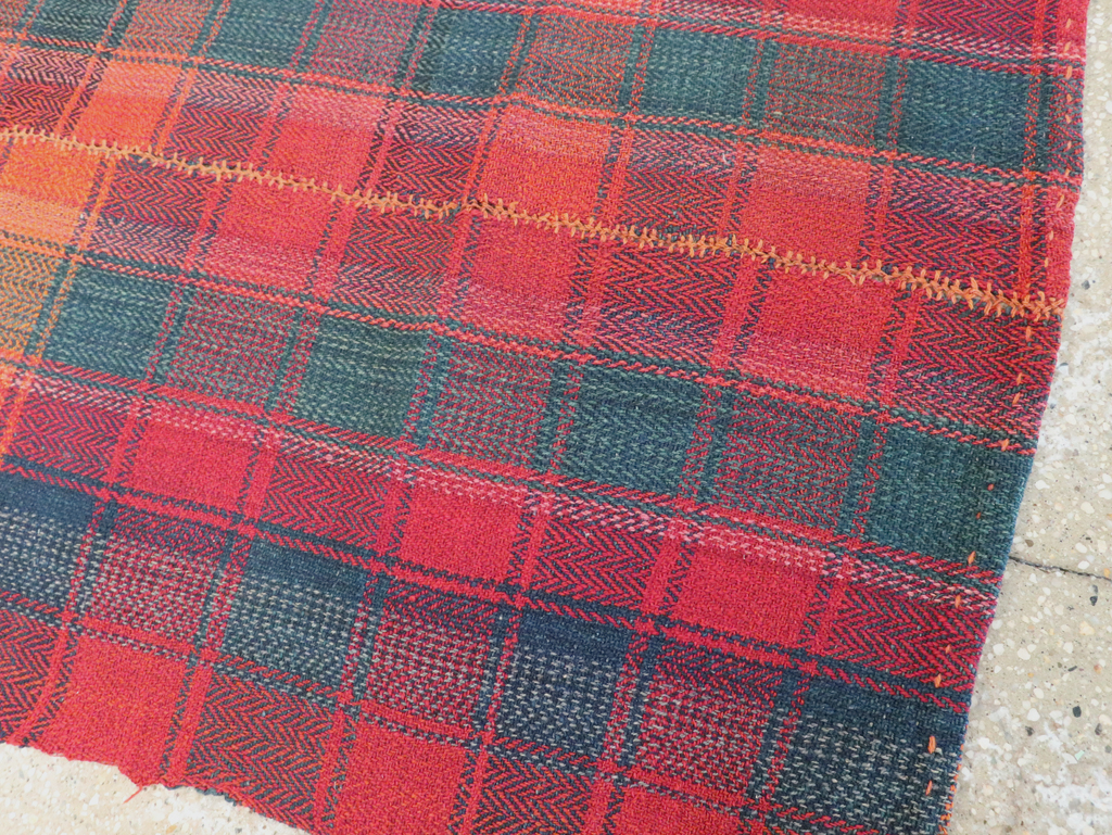 Vintage Persian Square Textile, No.28995 - Staging