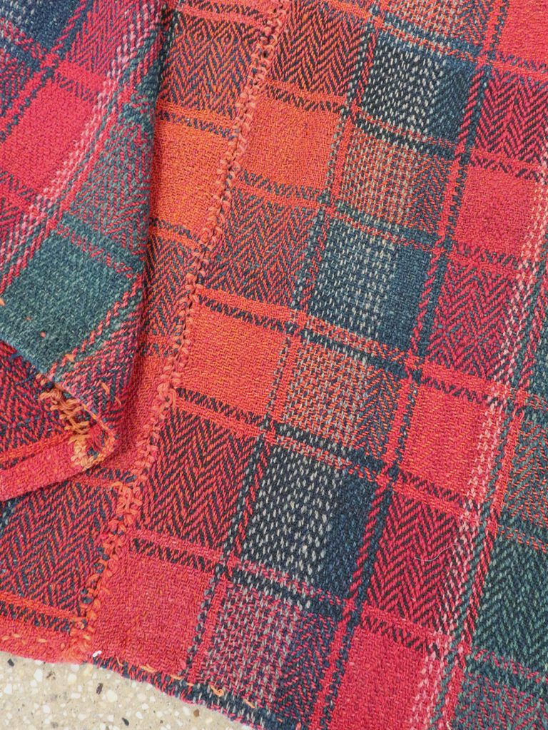 Vintage Persian Square Textile, No.28995 - Staging