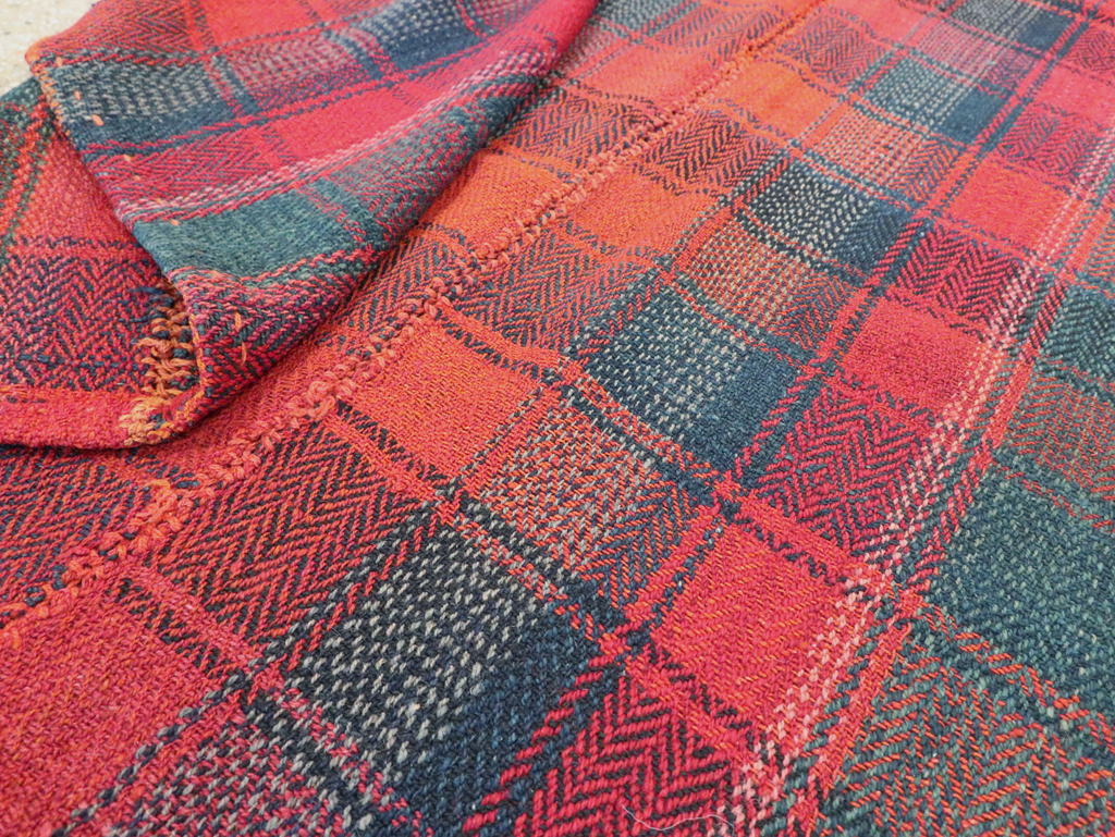 Vintage Persian Square Textile, No.28995 - Staging