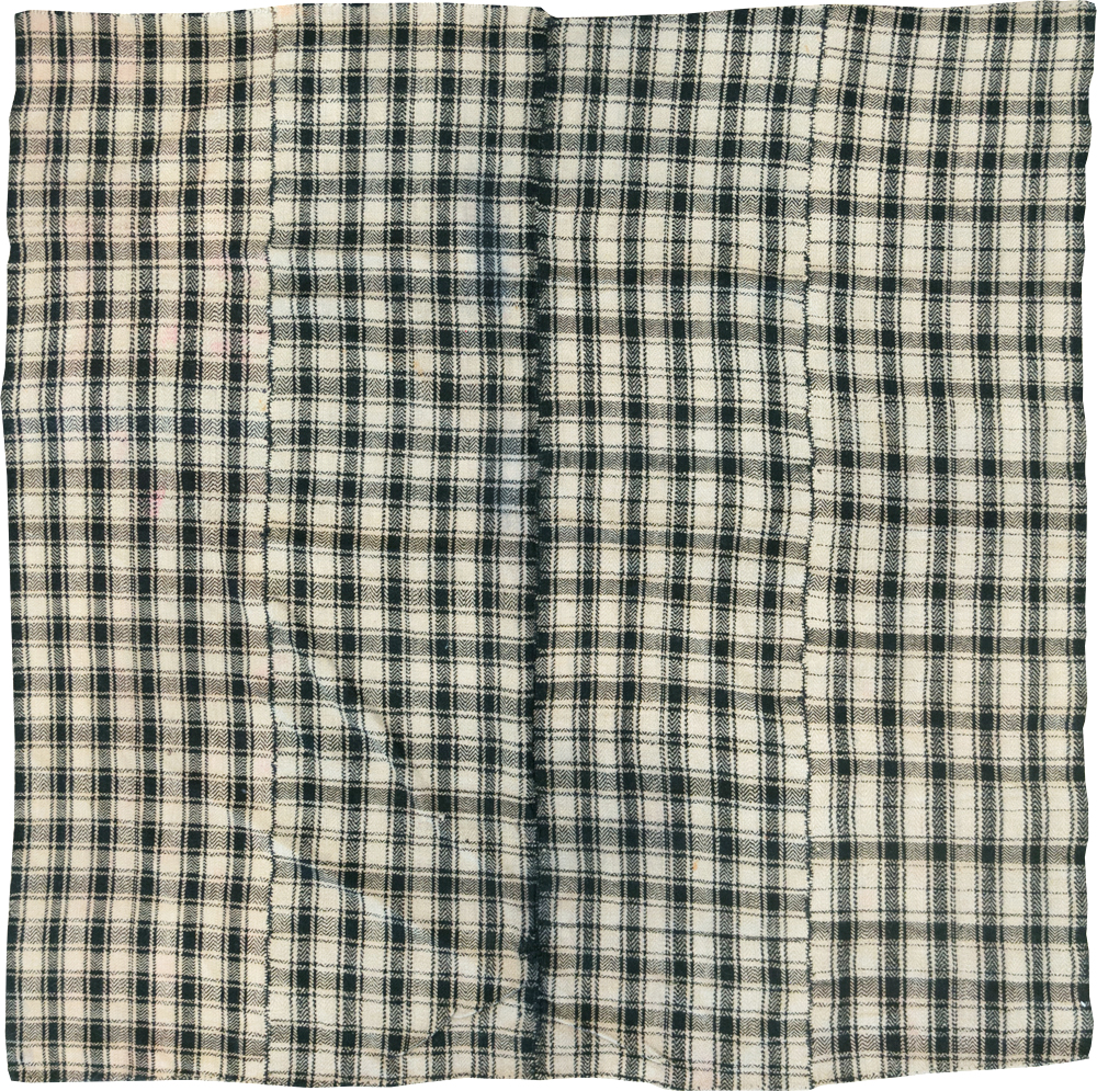 Vintage Persian Square Textile, No.28997 - Staging