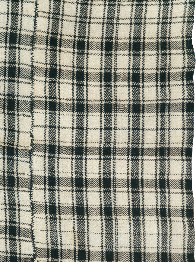 Vintage Persian Square Textile, No.28997 - Staging