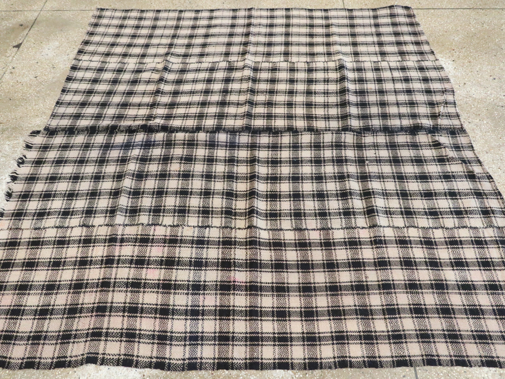 Vintage Persian Square Textile, No.28997 - Staging