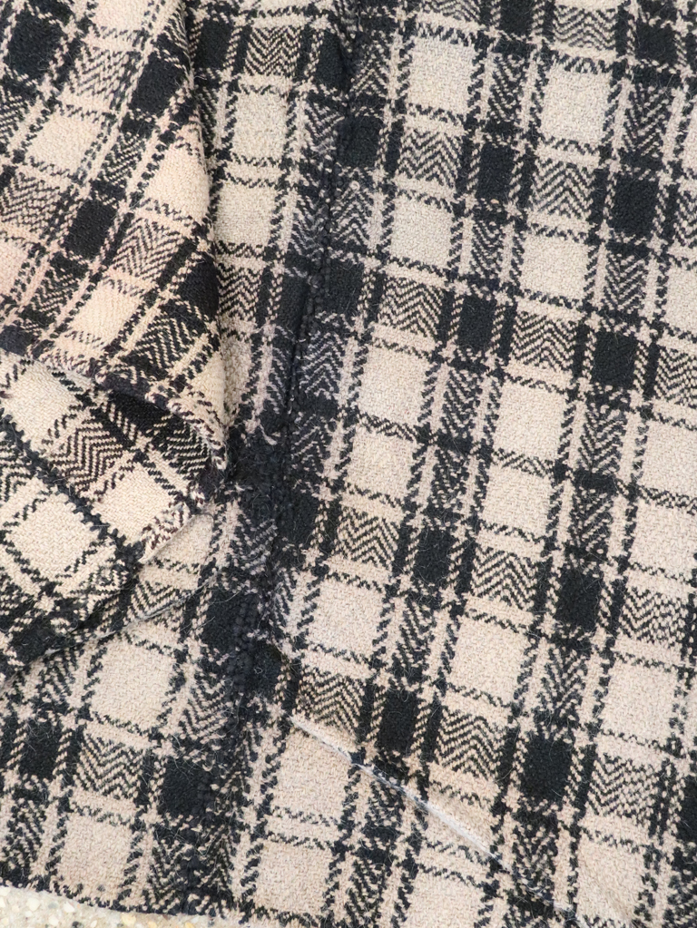 Vintage Persian Square Textile, No.28997 - Staging