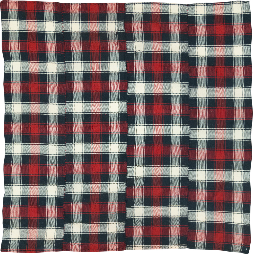 Vintage Persian Square Textile, No.29007 - Staging