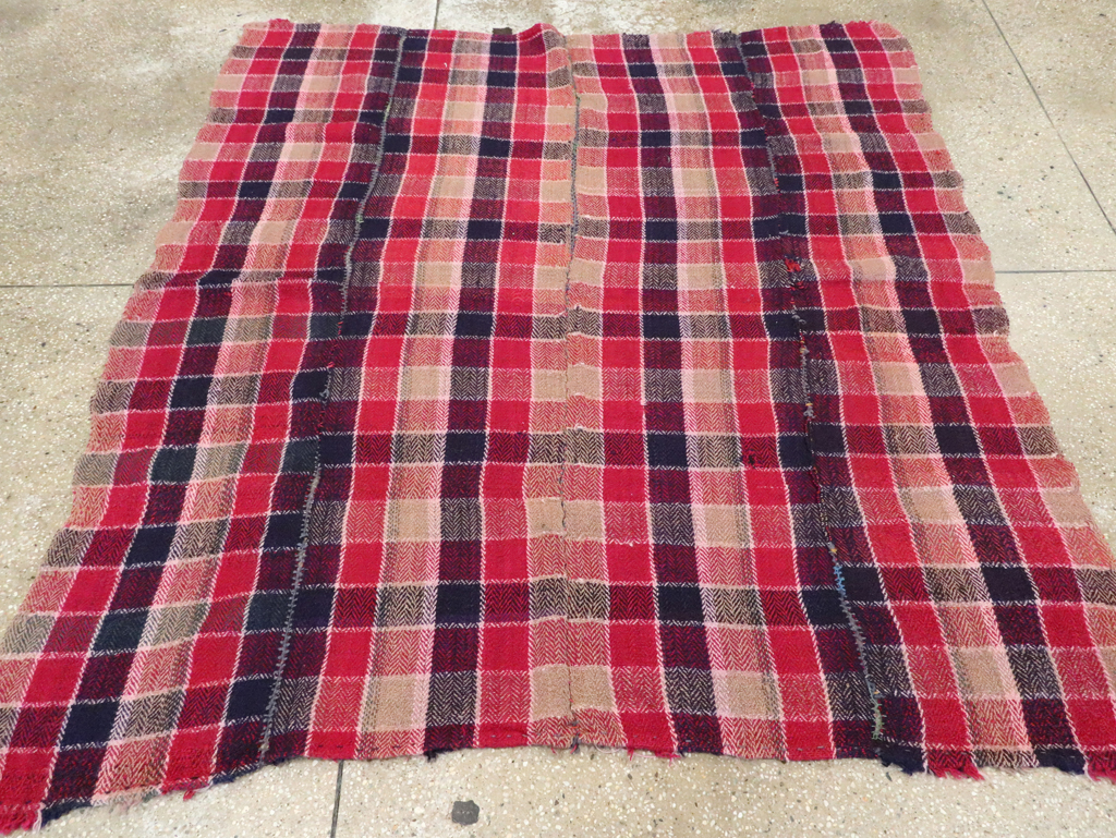 Vintage Persian Square Textile, No.29012 - Staging