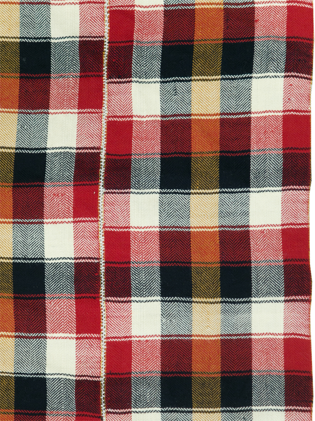 Vintage Persian Square Textile, No.29014 - Staging