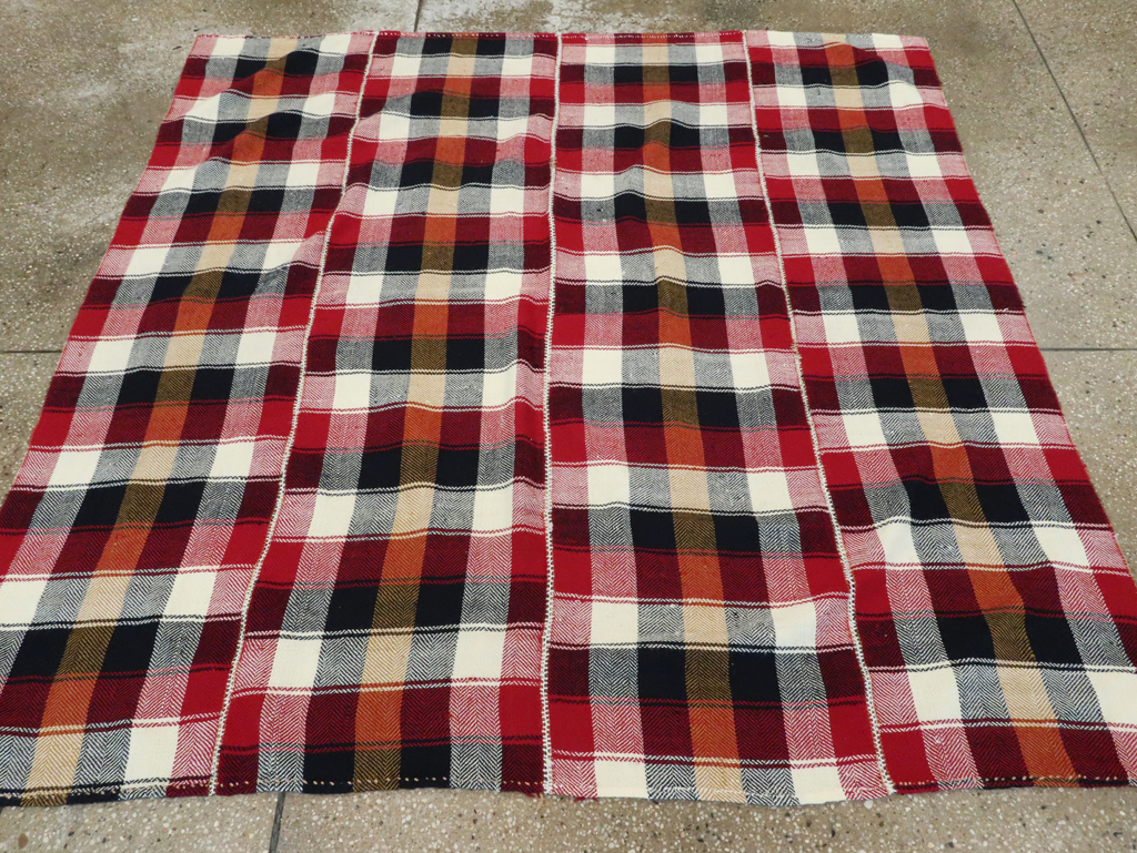 Vintage Persian Square Textile, No.29014 - Staging