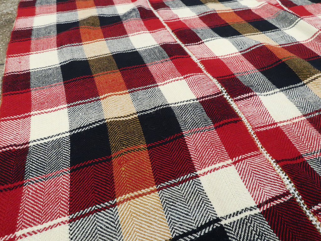 Vintage Persian Square Textile, No.29014 - Staging