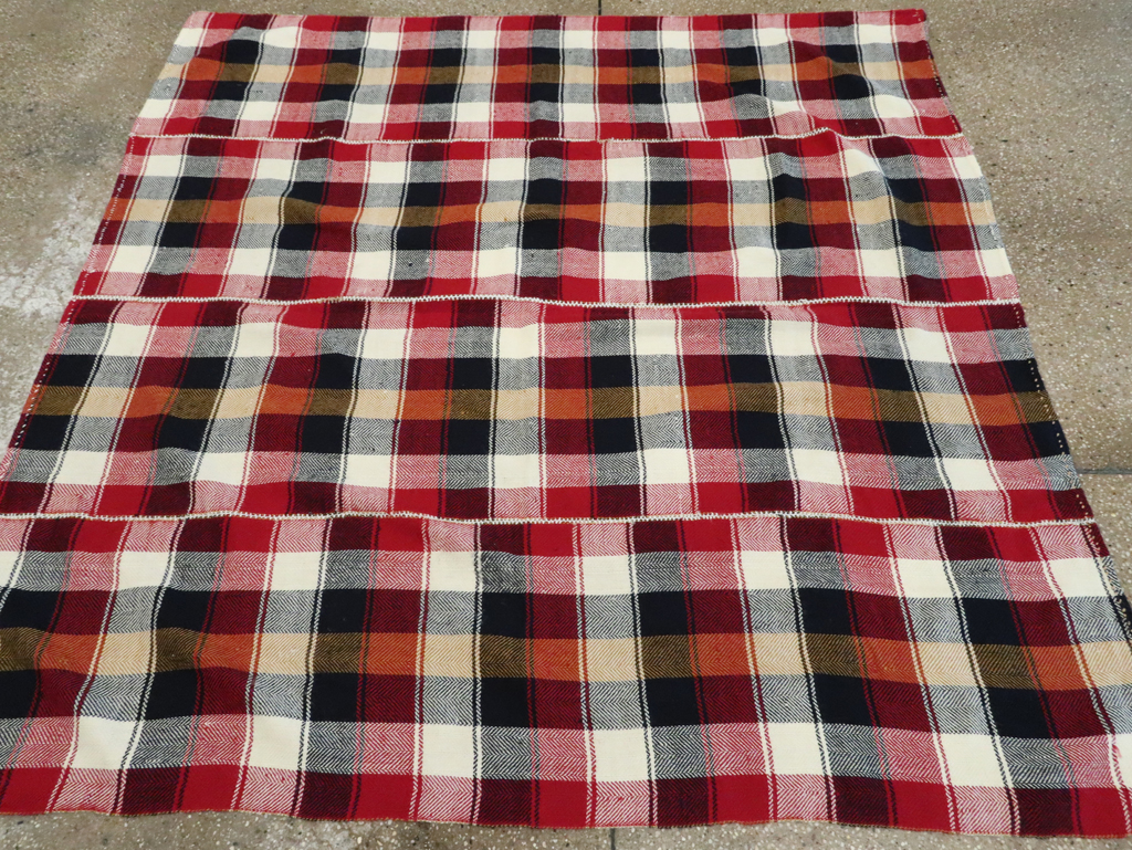 Vintage Persian Square Textile, No.29014 - Staging