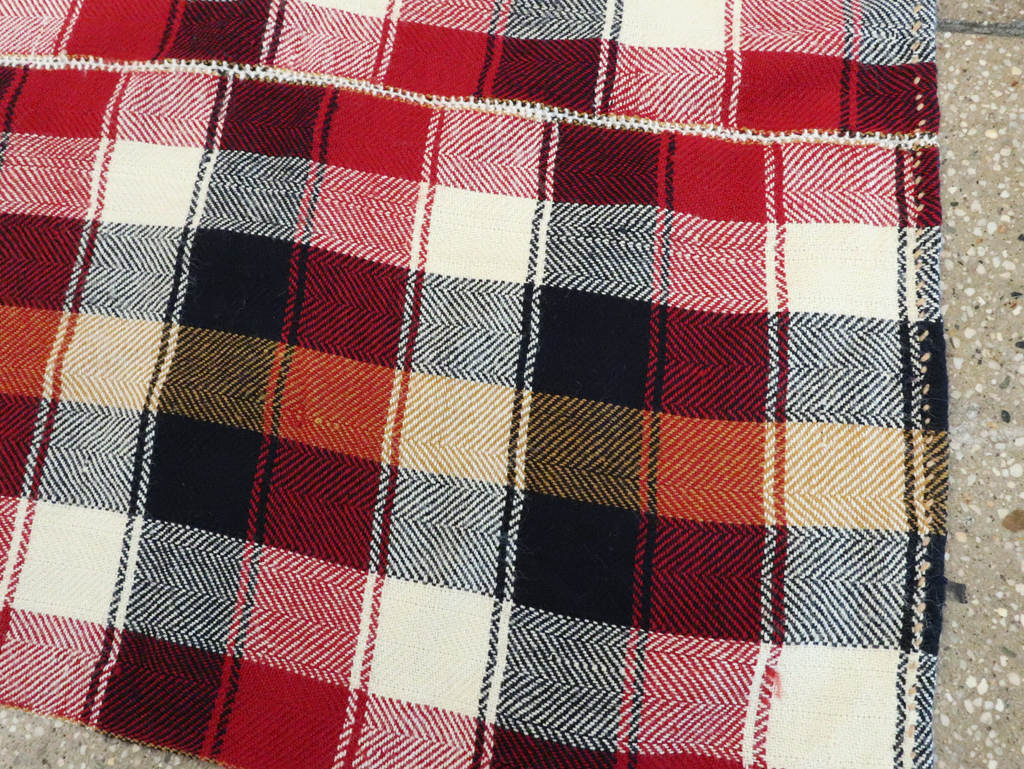 Vintage Persian Square Textile, No.29014 - Staging