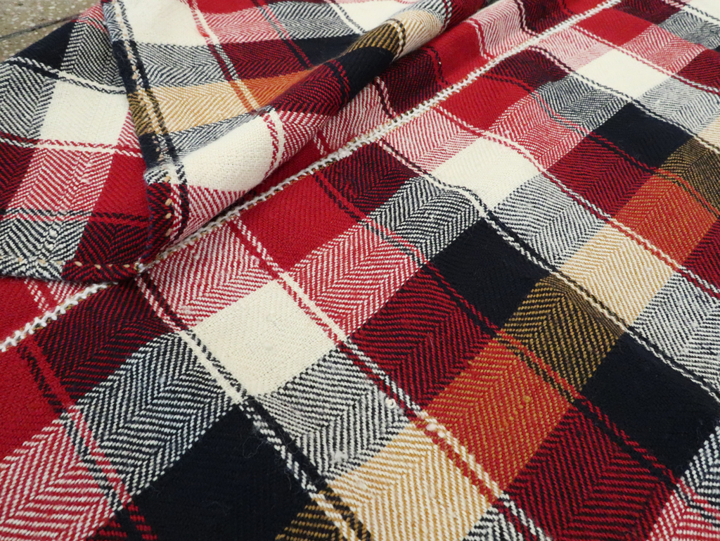 Vintage Persian Square Textile, No.29014 - Staging