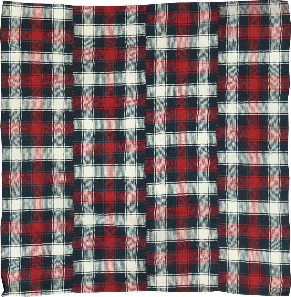 Vintage Persian Square Textile, No.29023 - Staging