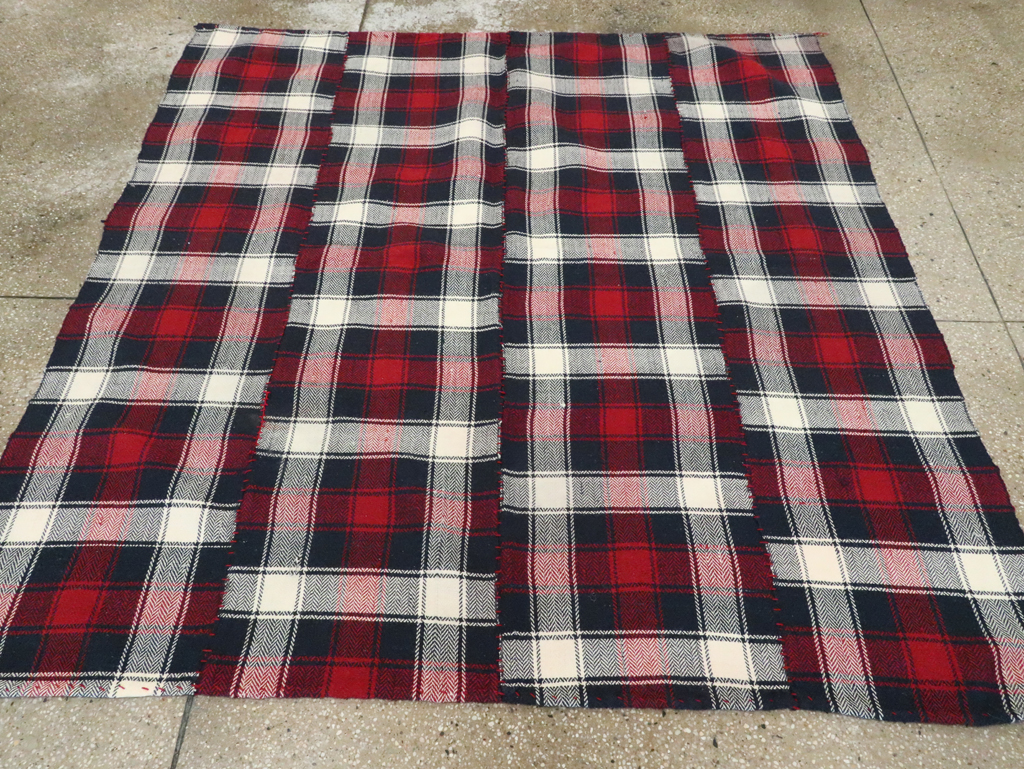 Vintage Persian Square Textile, No.29023 - Staging