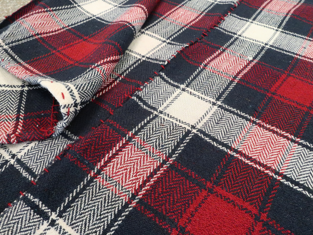 Vintage Persian Square Textile, No.29023 - Staging