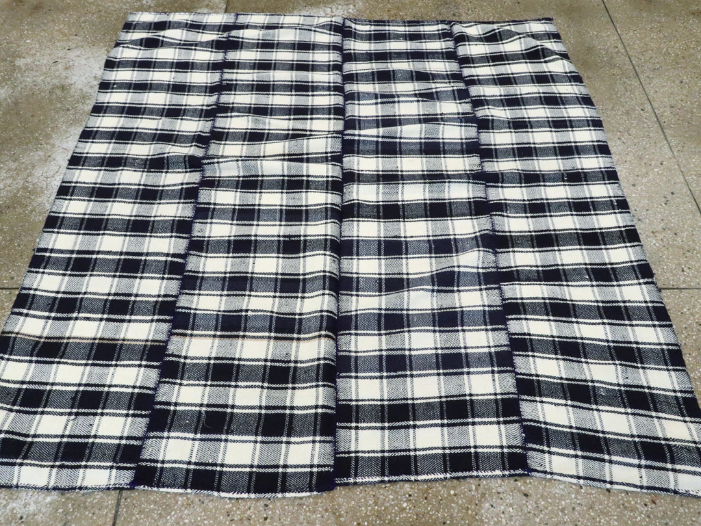 Vintage Persian Square Textile, No.29027 - Staging