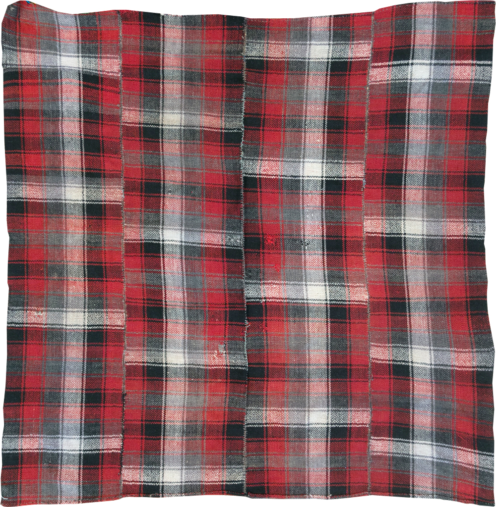 Vintage Persian Square Textile, No.29033 - Staging