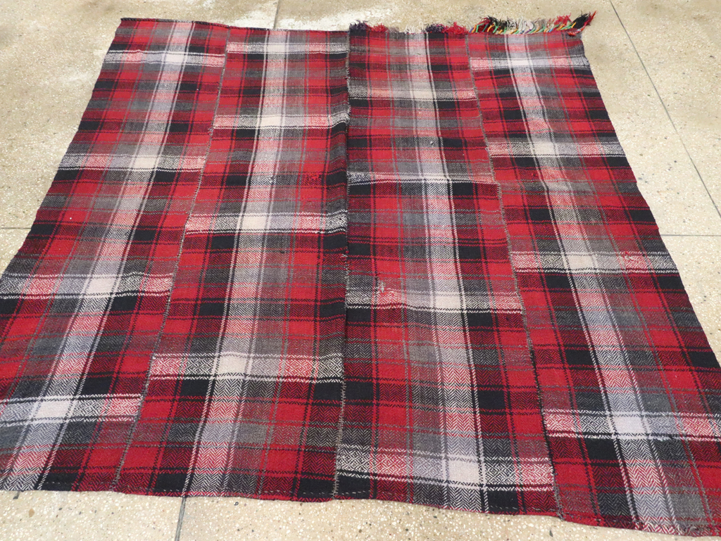 Vintage Persian Square Textile, No.29033 - Staging