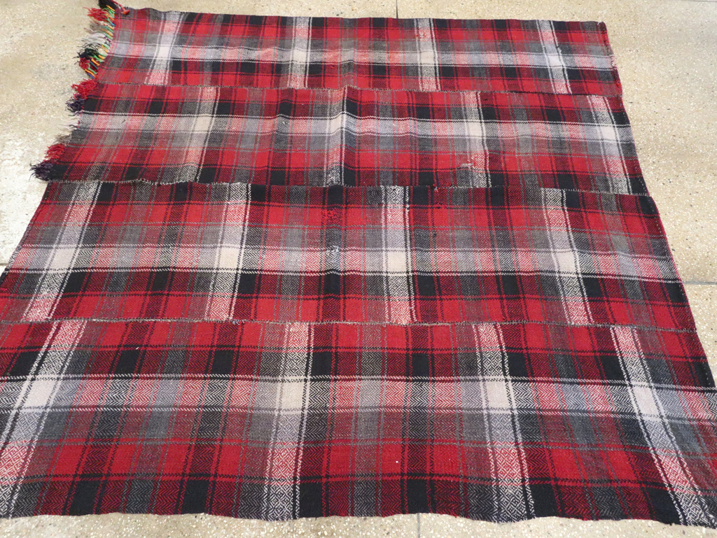 Vintage Persian Square Textile, No.29033 - Staging