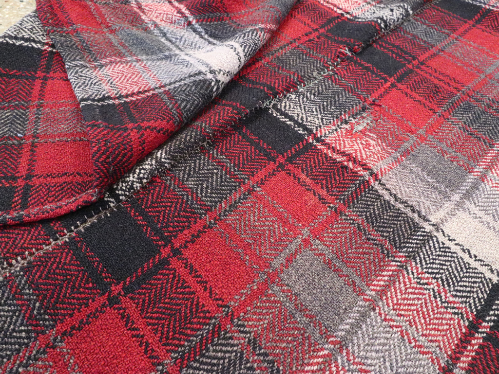 Vintage Persian Square Textile, No.29033 - Staging