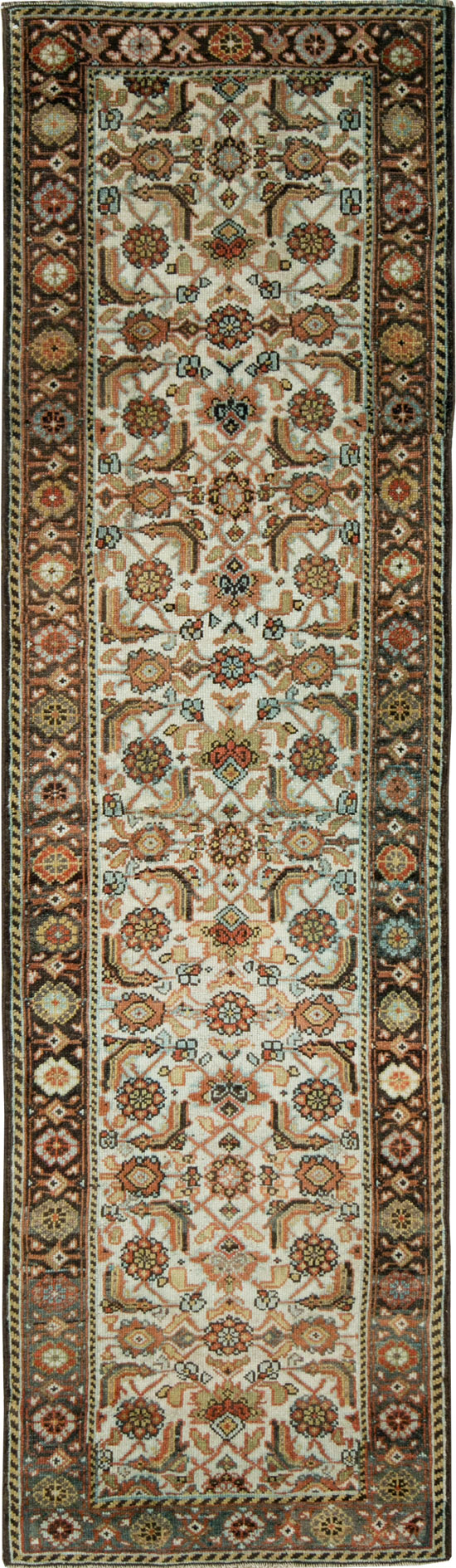 Antique Persian Mahal Runner, No.29040 - Staging