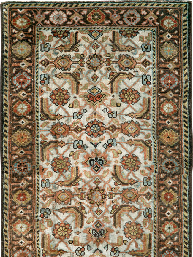 Antique Persian Mahal Runner, No.29040 - Staging