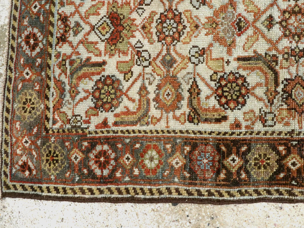 Antique Persian Mahal Runner, No.29040 - Staging