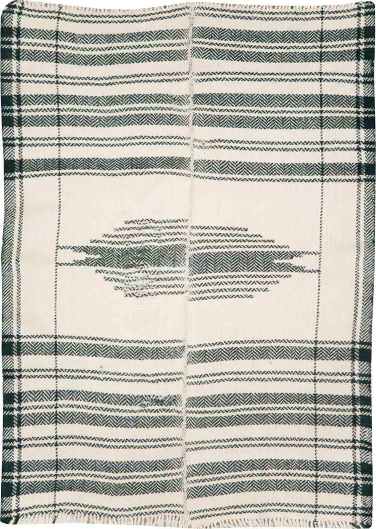 Vintage Persian Textile Flatweave, No.29041 - Staging