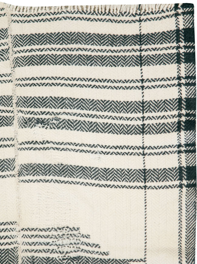 Vintage Persian Textile Flatweave, No.29041 - Staging