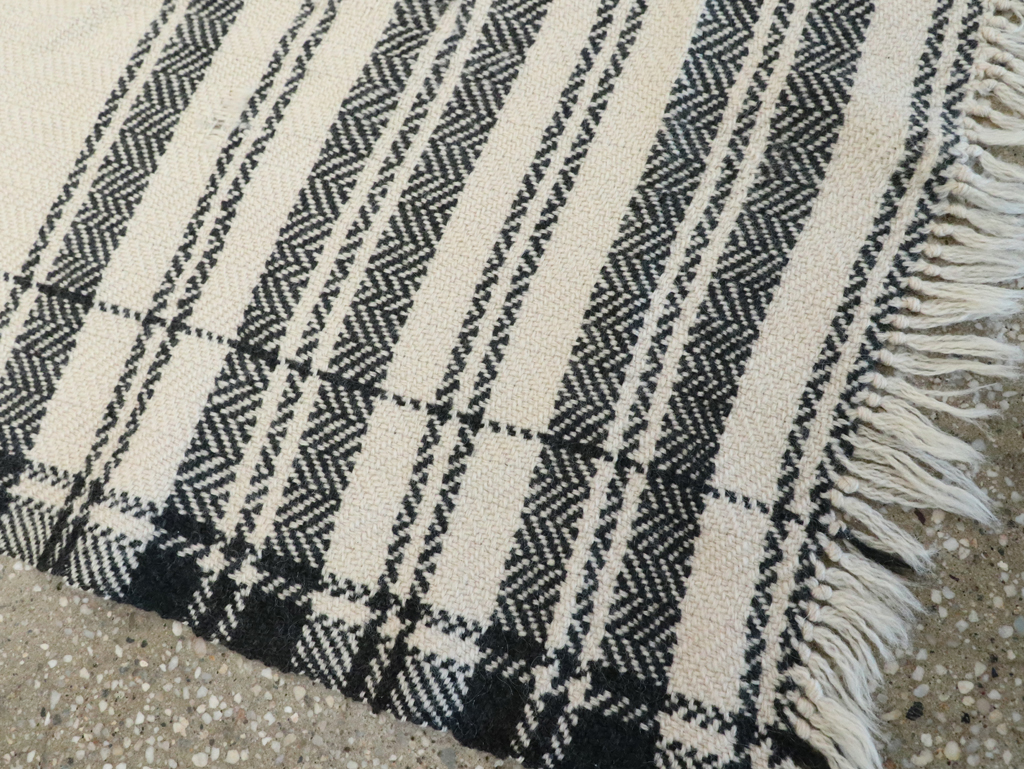 Vintage Persian Textile Flatweave, No.29041 - Staging