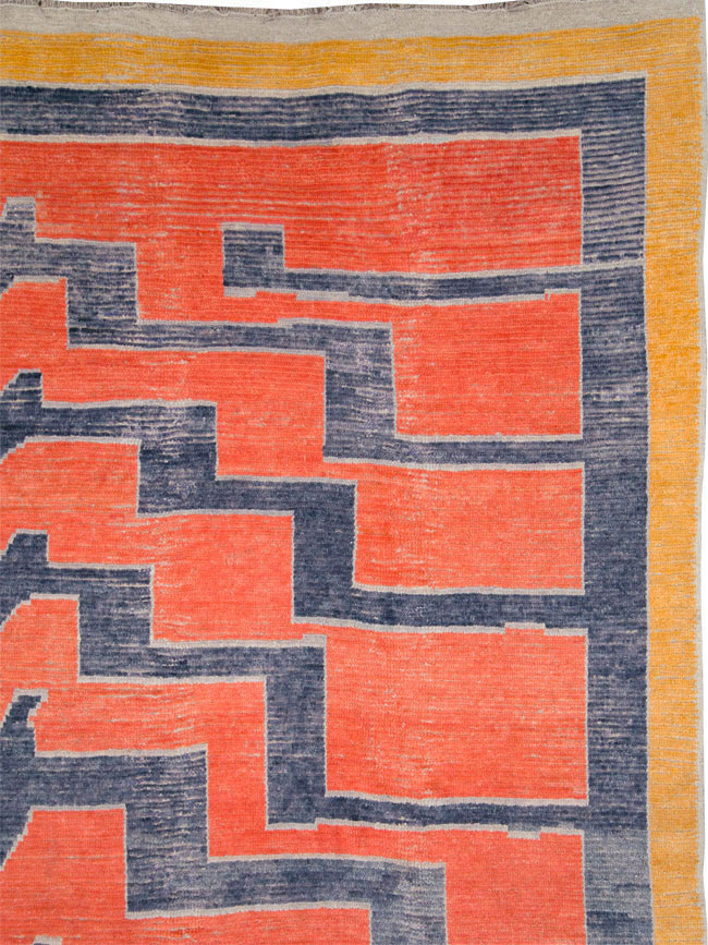 Modern Turkish Tulu Large Room Size Carpet, No.29048 - Staging