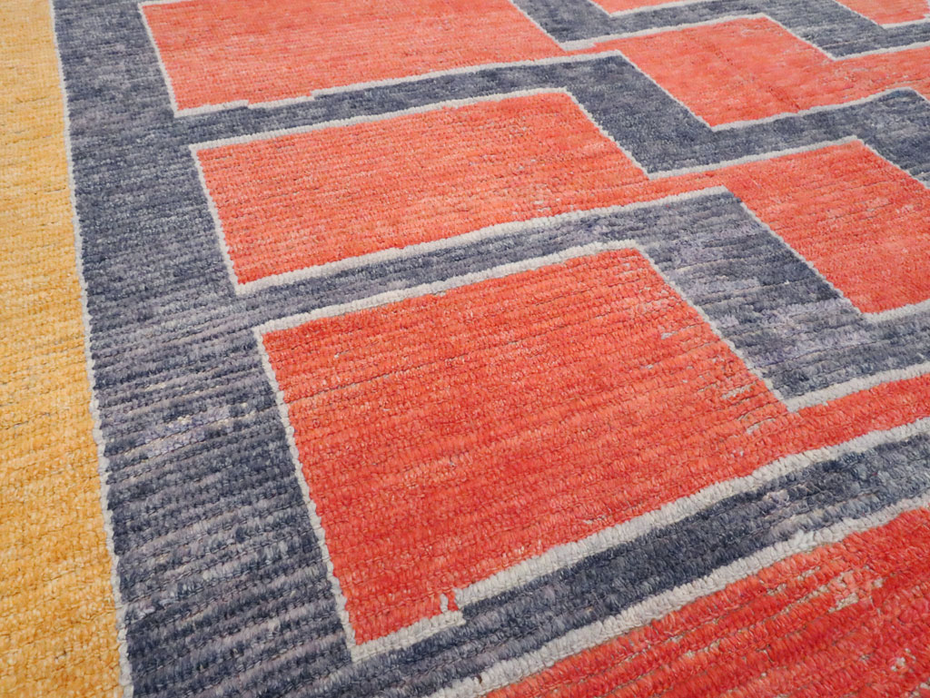 Modern Turkish Tulu Large Room Size Carpet, No.29048 - Staging