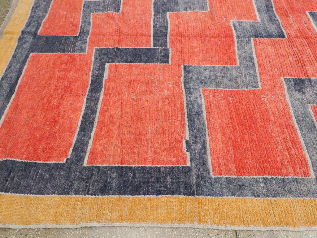 Modern Turkish Tulu Large Room Size Carpet, No.29048 - Staging