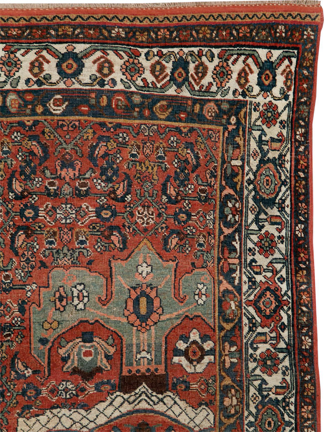 Antique Wagireh Bidjar Rug, No.29050 - Staging