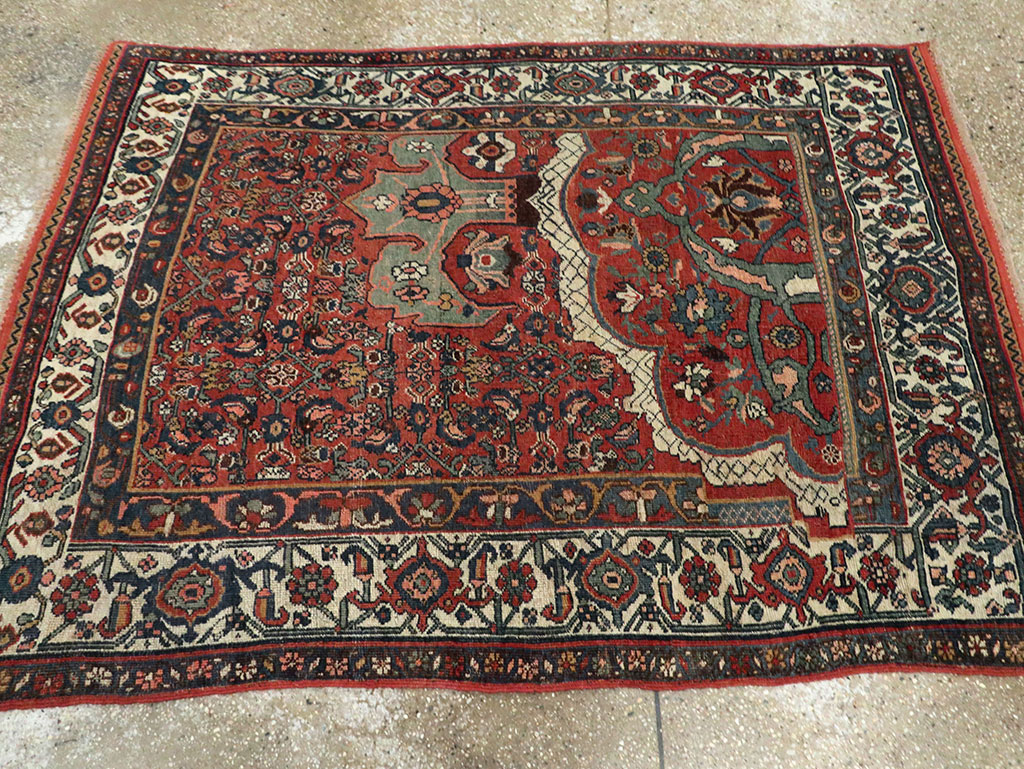 Antique Wagireh Bidjar Rug, No.29050 - Staging