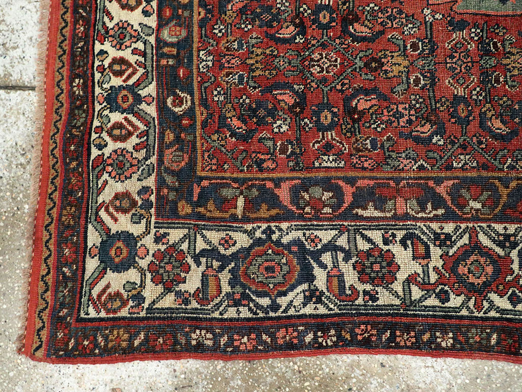 Antique Wagireh Bidjar Rug, No.29050 - Staging