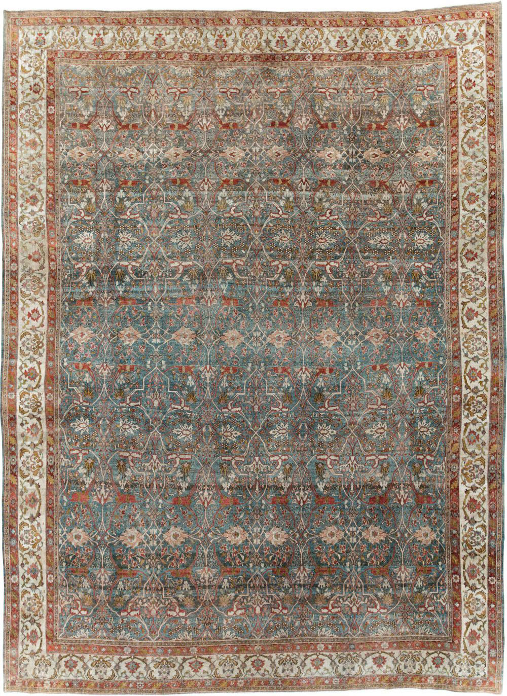 Antique Persian Bidjar Large Carpet, No.29051 - Staging