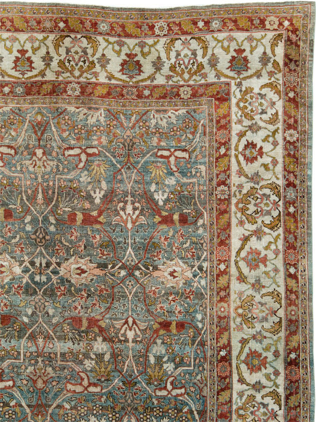 Antique Persian Bidjar Large Carpet, No.29051 - Staging