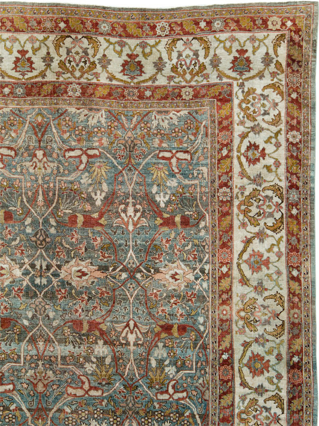 Antique Persian Bidjar Large Carpet, No.29051 - Staging