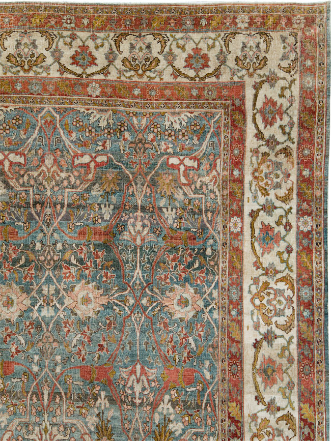 Antique Persian Bidjar Large Carpet, No.29051 - Staging