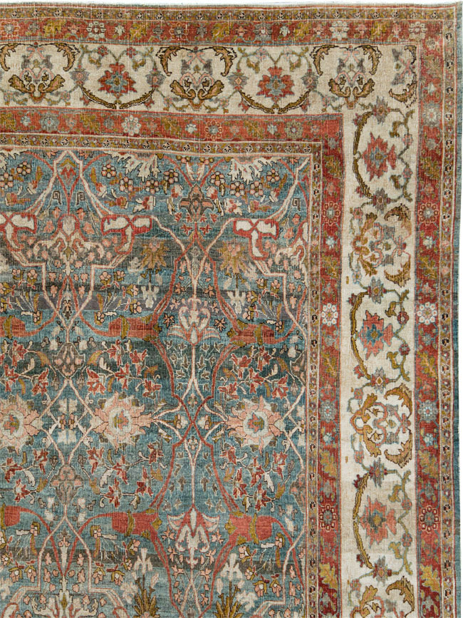 Antique Persian Bidjar Large Carpet, No.29051 - Staging