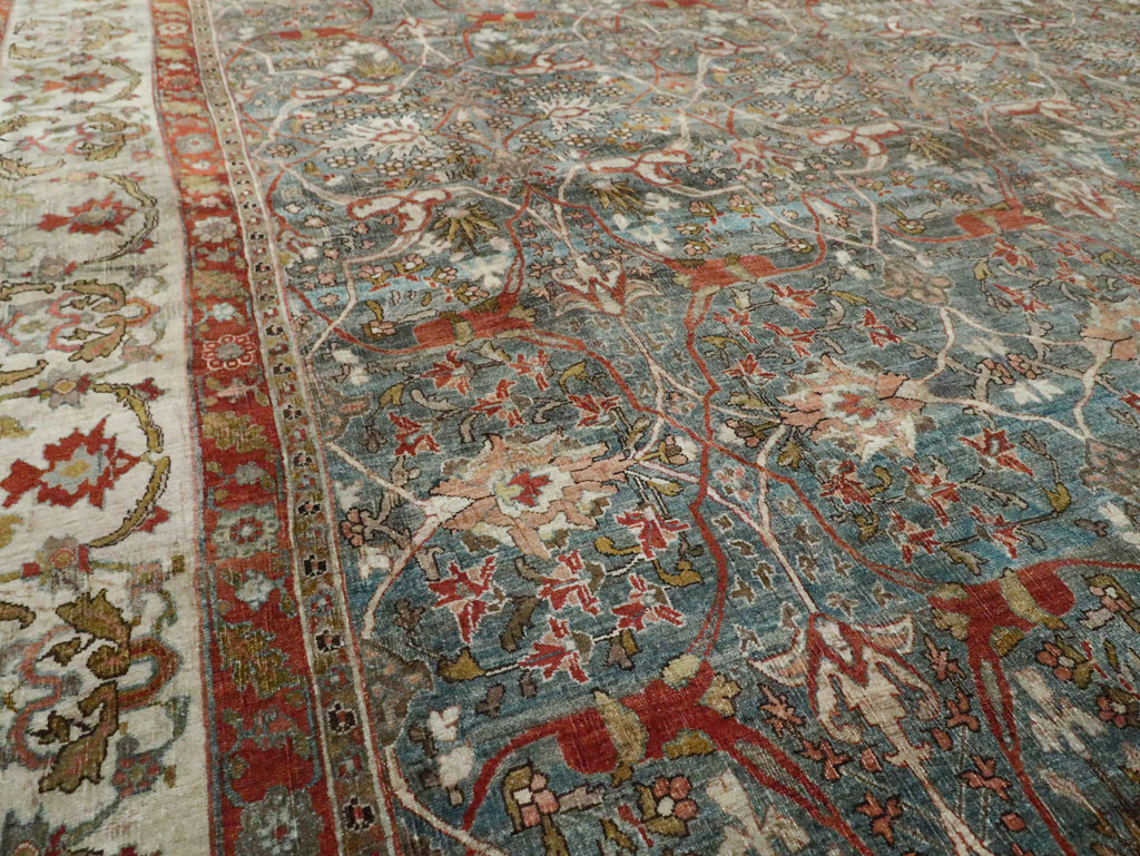 Antique Persian Bidjar Large Carpet, No.29051 - Staging