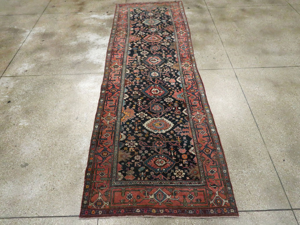 Antique Persian Bidjar Runner, No.29062 - Staging