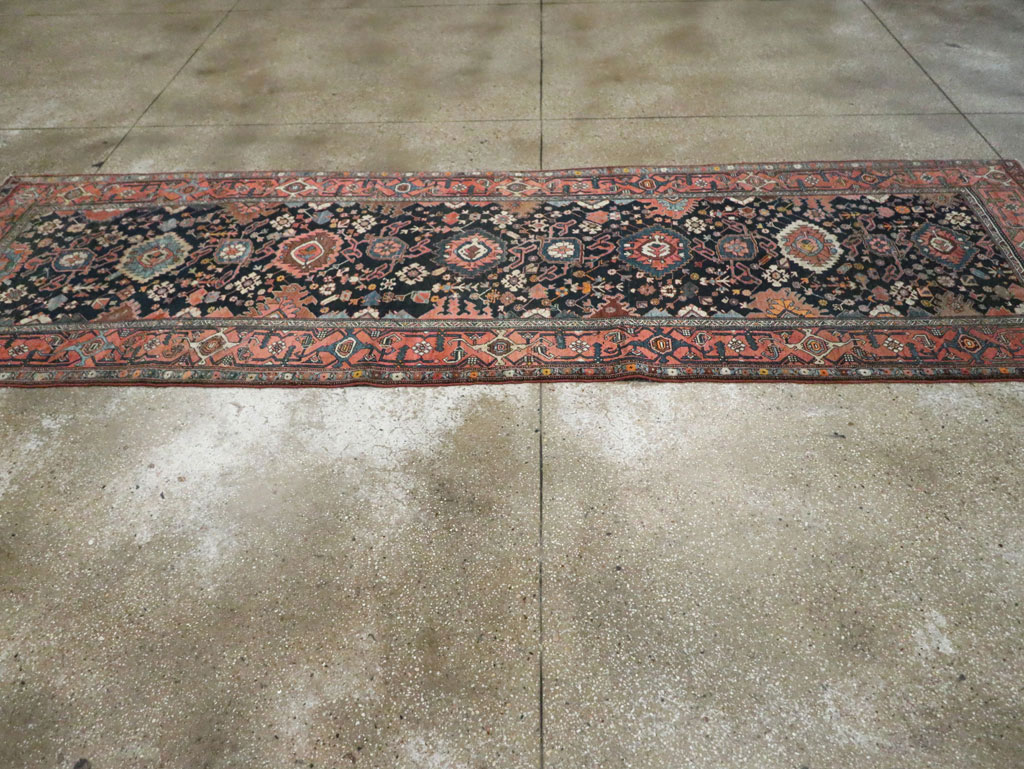 Antique Persian Bidjar Runner, No.29062 - Staging