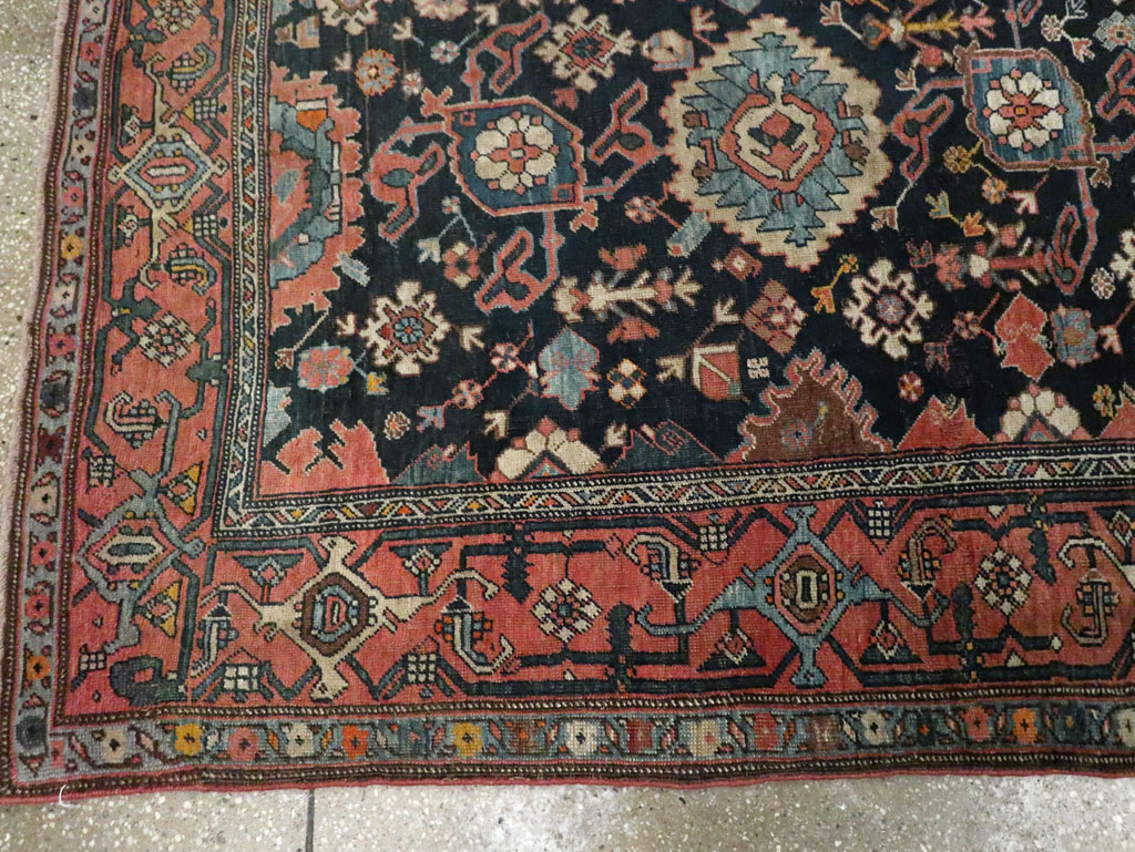 Antique Persian Bidjar Runner, No.29062 - Staging