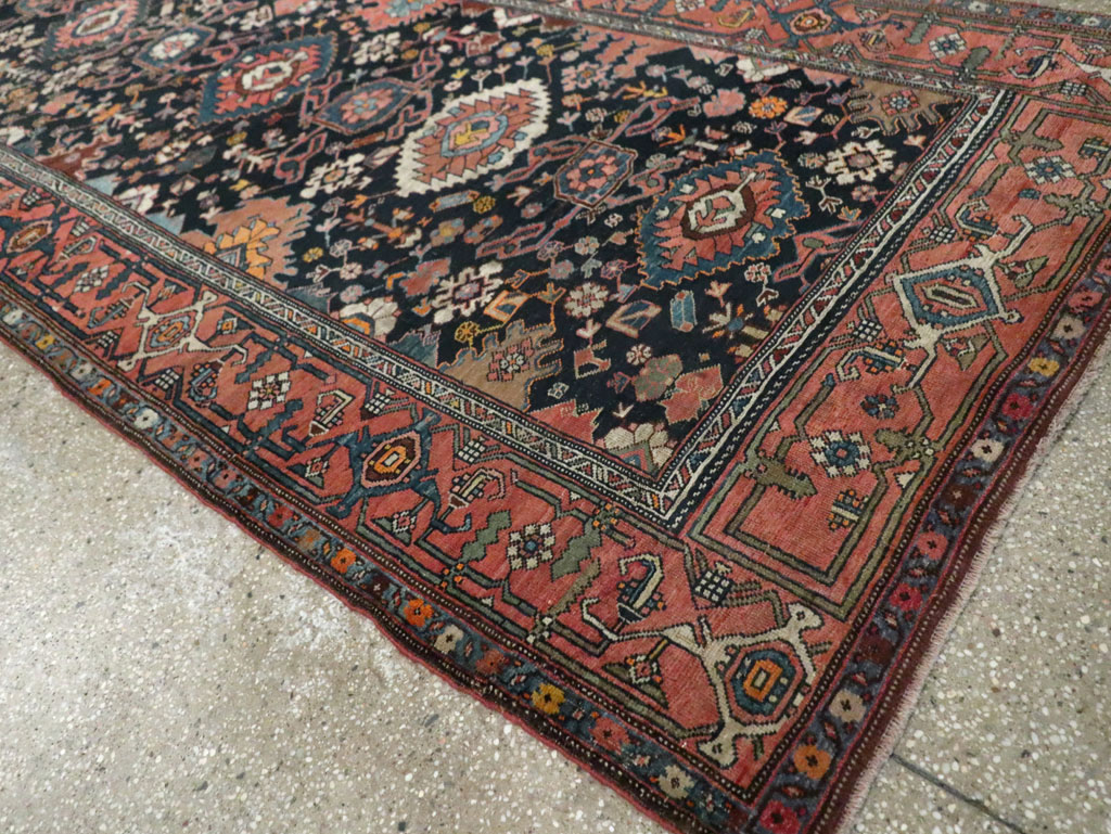 Antique Persian Bidjar Runner, No.29062 - Staging