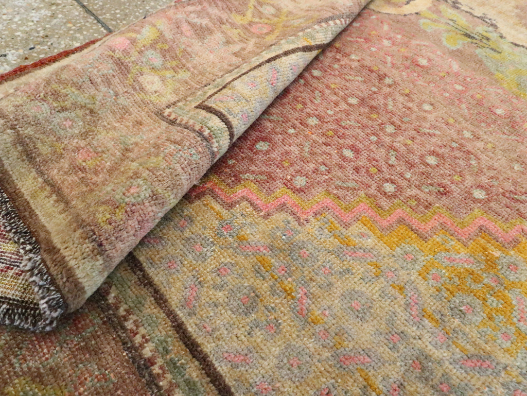 Vintage Pictorial Anatolian Rug, No.29066 - Staging