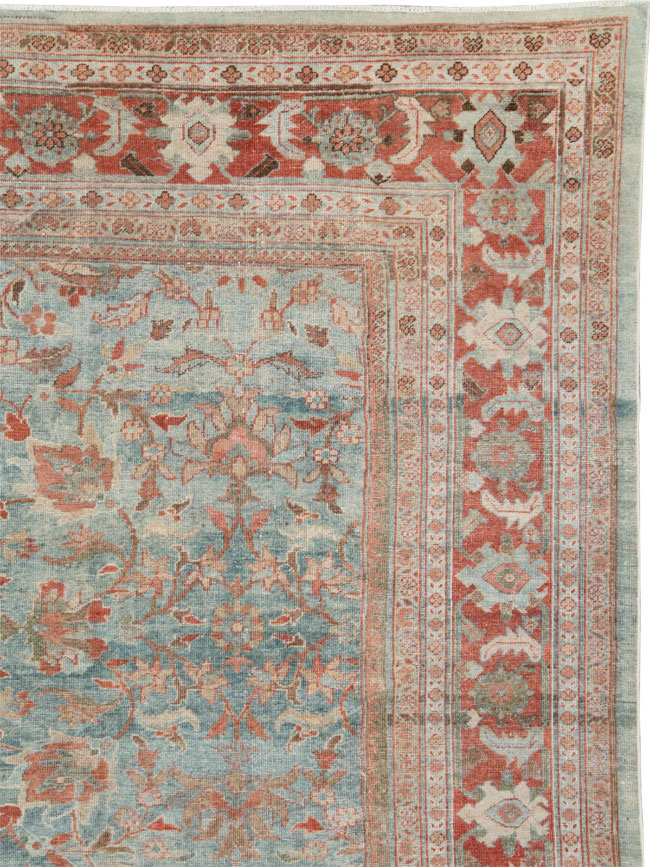 Antique Persian Mahal Carpet, No.29067 - Staging