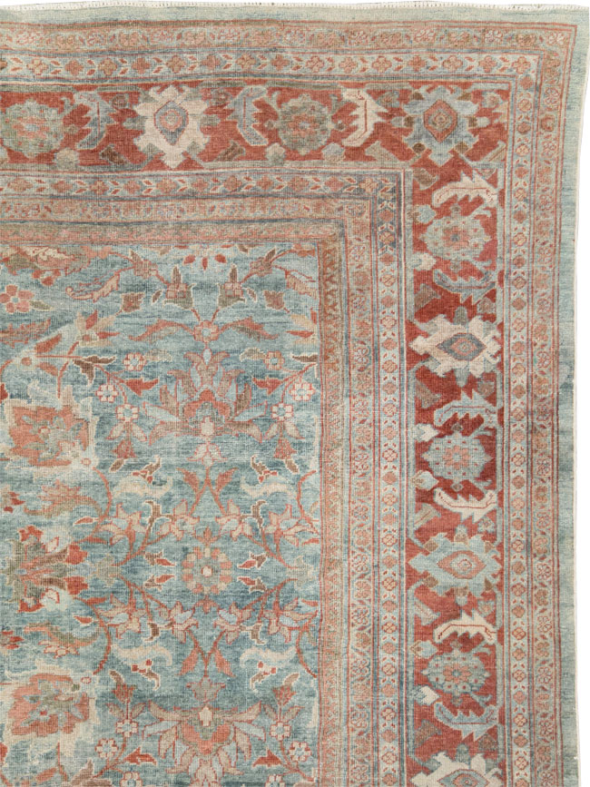 Antique Persian Mahal Carpet, No.29067 - Staging