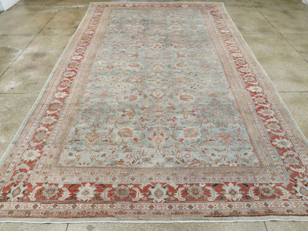 Antique Persian Mahal Carpet, No.29067 - Staging