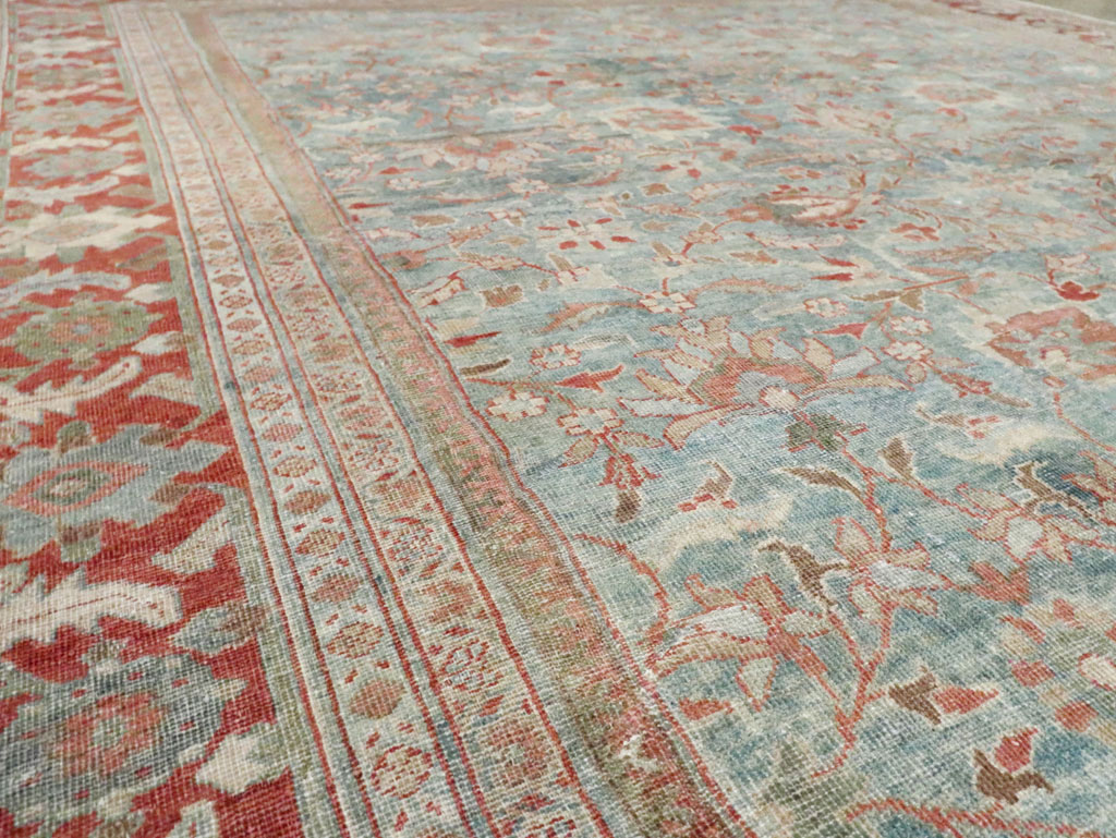 Antique Persian Mahal Carpet, No.29067 - Staging